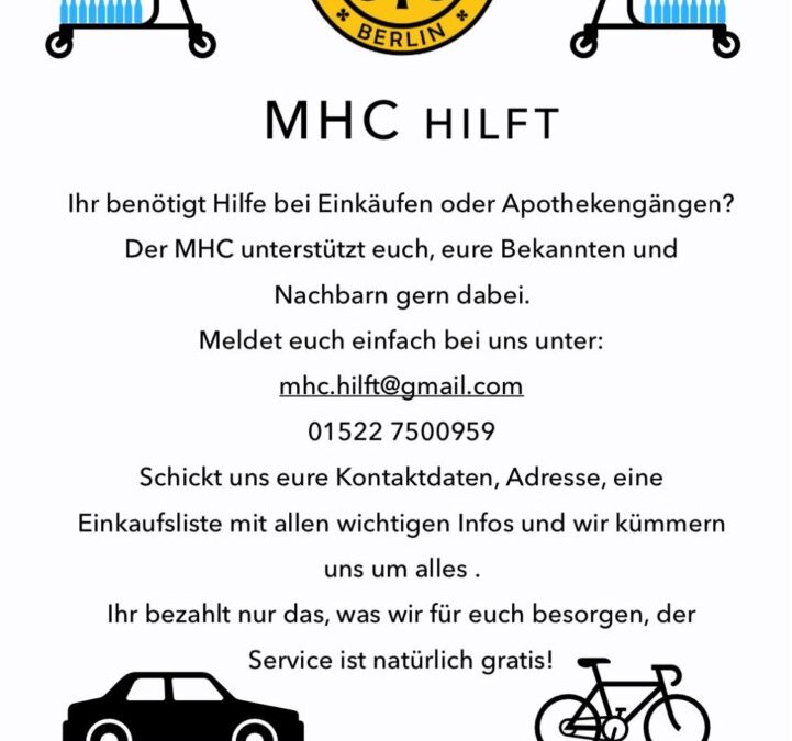 Wir sind für euch da