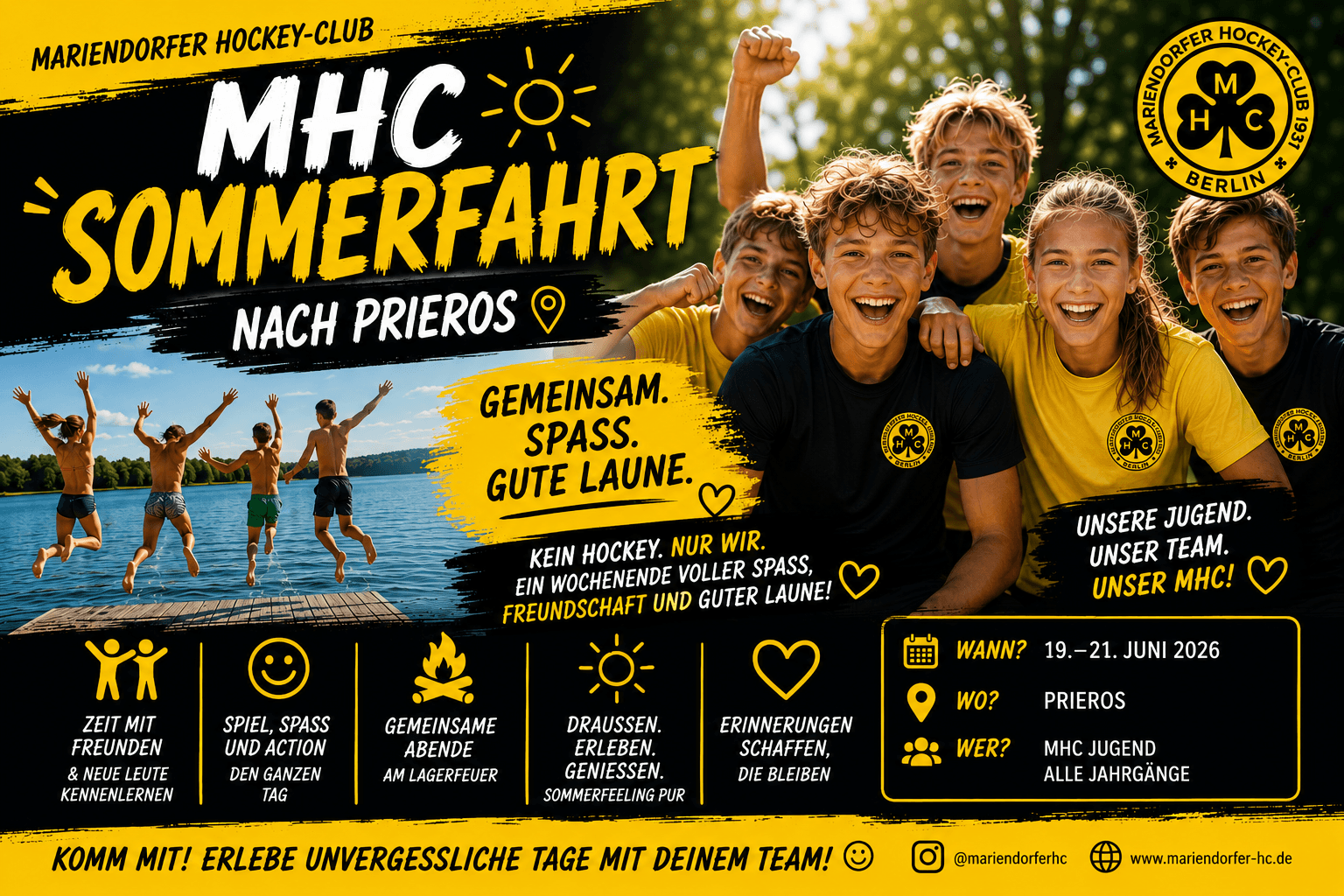 MHC-Sommerfahrt nach Prieros 2026